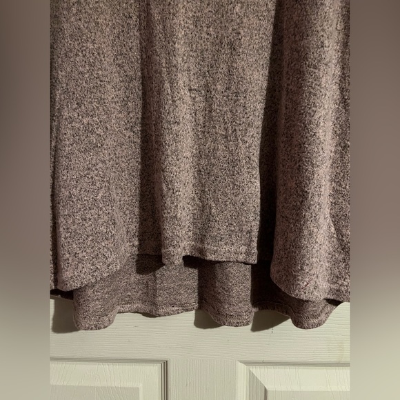 Maurices 24/7 Sweater, Chevron print, purple, gray, size XXL - Picture 4 of 8